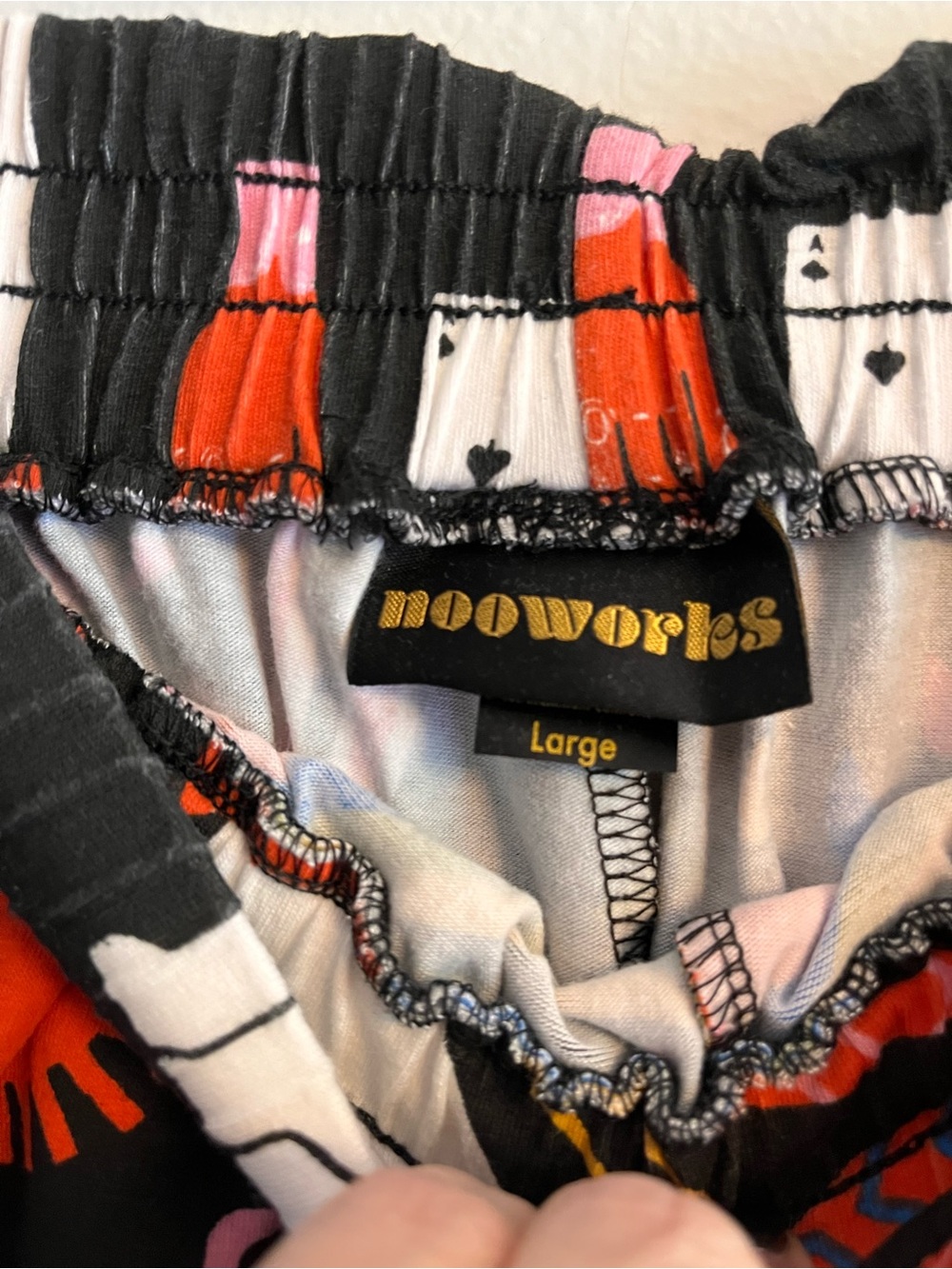 Nooworks Magic print by Lisa Congdon Rainbow & Rabbit Print Joggers - Picture 2 of 5